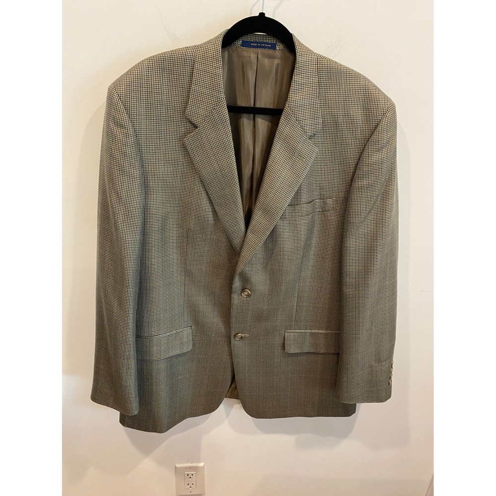 Club Room Mens Wool Silk Cashmere Blend Blazer Jacket Size R44